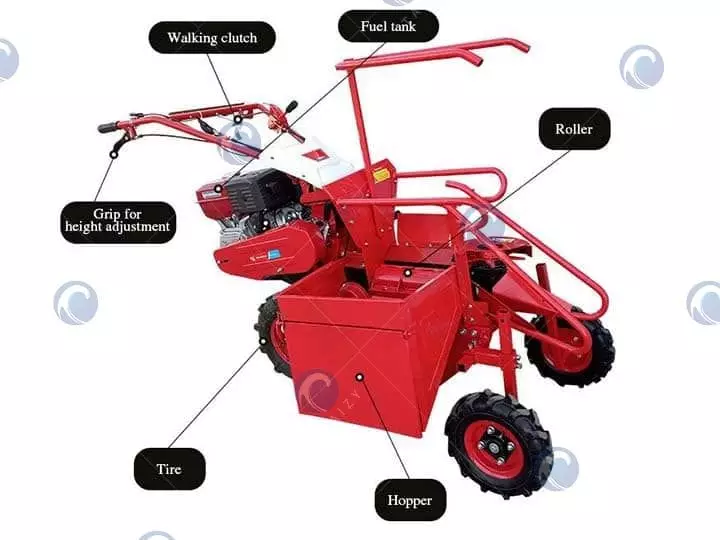 The Structure Of Small Corn Harvester